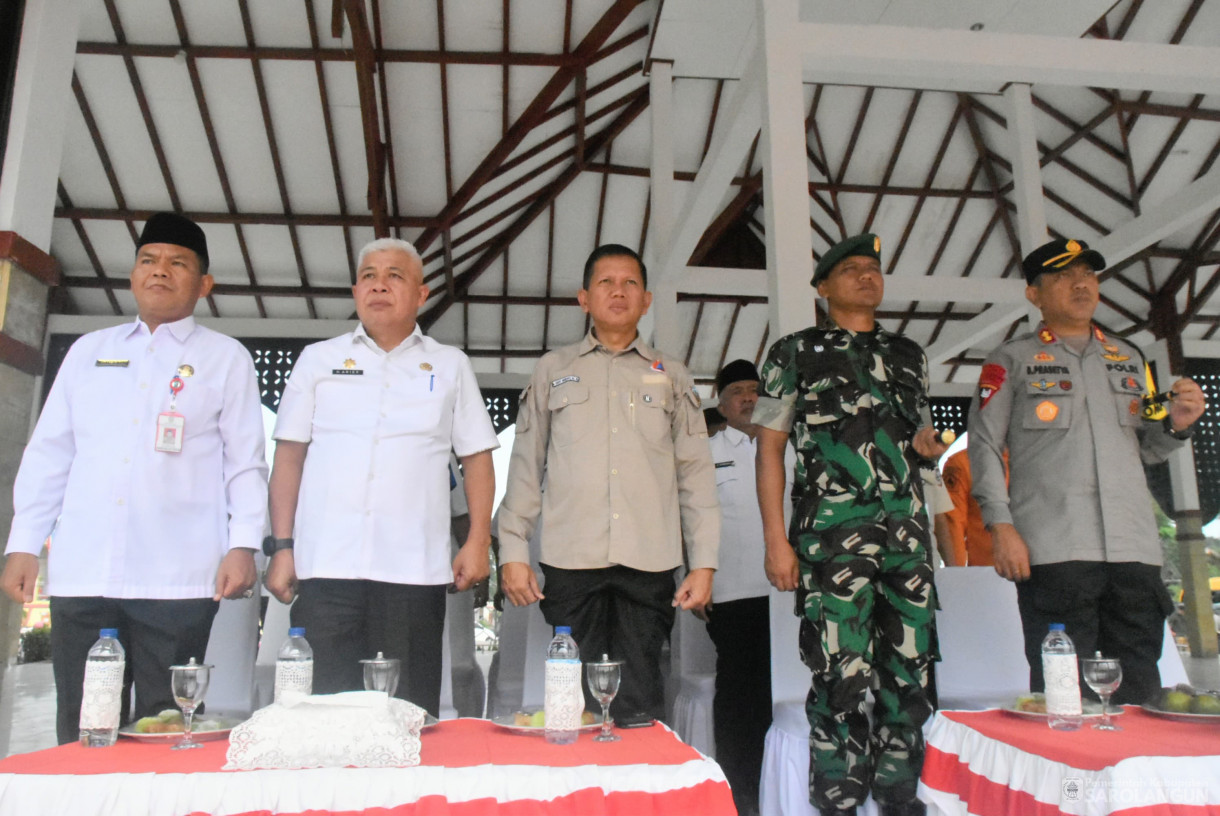 28 Agustus 2024 -&nbsp;Apel Gabungan Siaga Bencana Kebakaran Hutan Dan Lahan, Bertempat di Lapangan Gunung Kembang Sarolangun