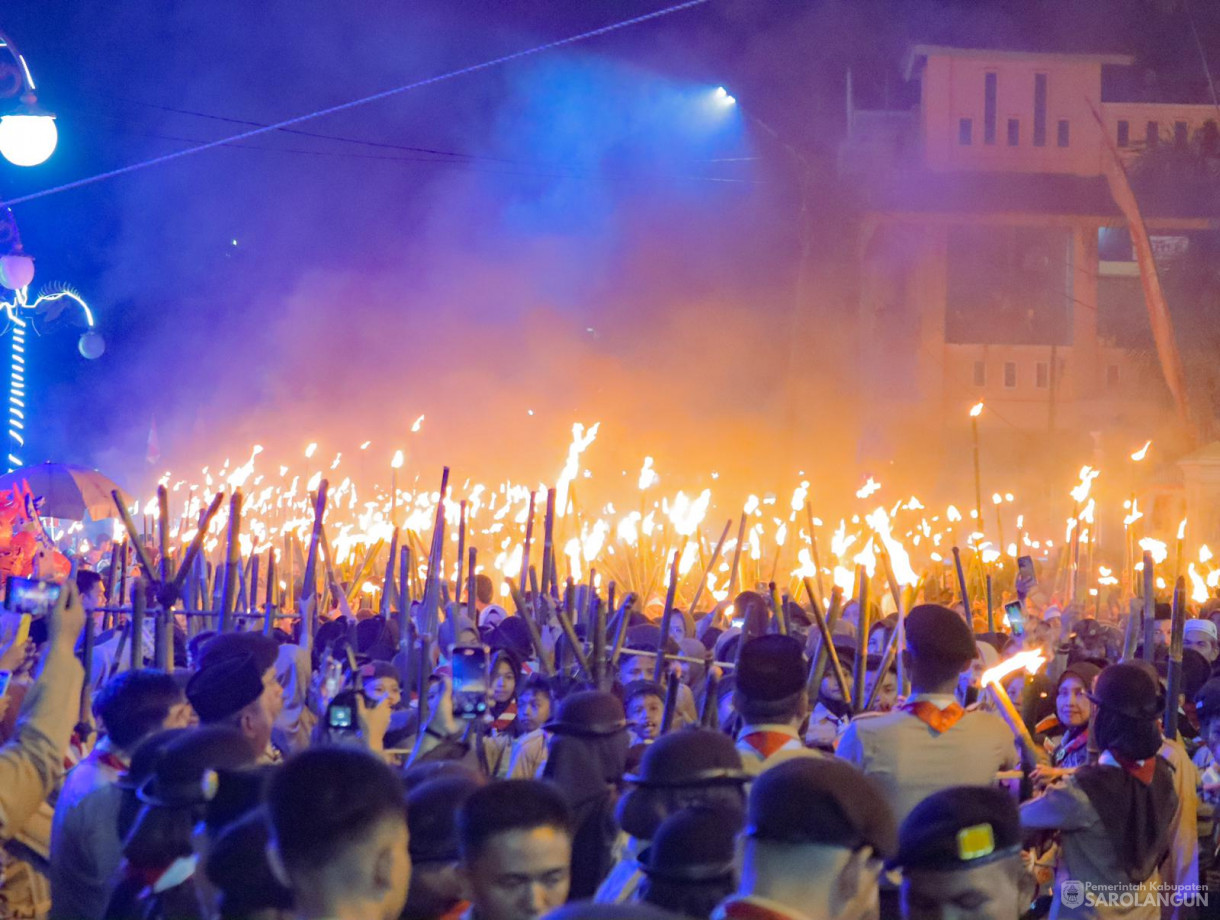16 Agustus 2024 - Upacara Pawai Obor, Bertempat di Rumah Dinas Bupati Sarolangun