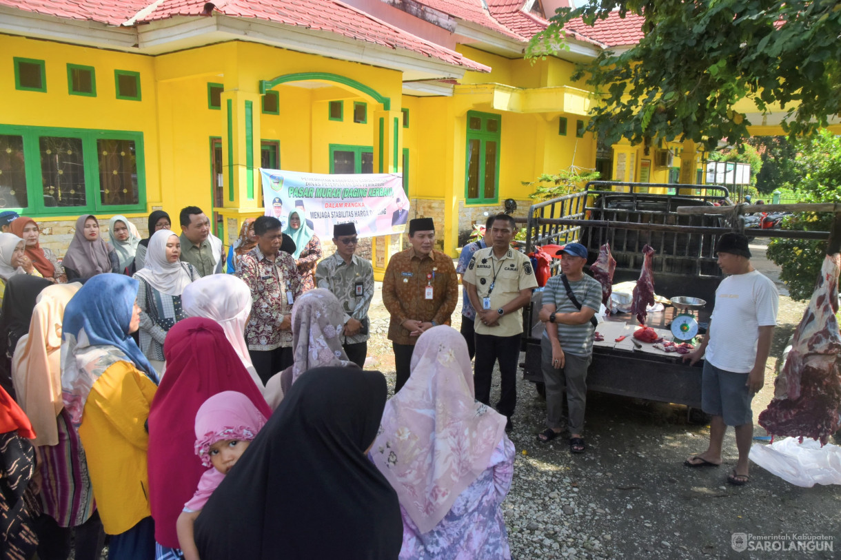 04 April 2024 - Operasi Pasar Murah Daging Kerbau Di Kantor Camat Sarolangun