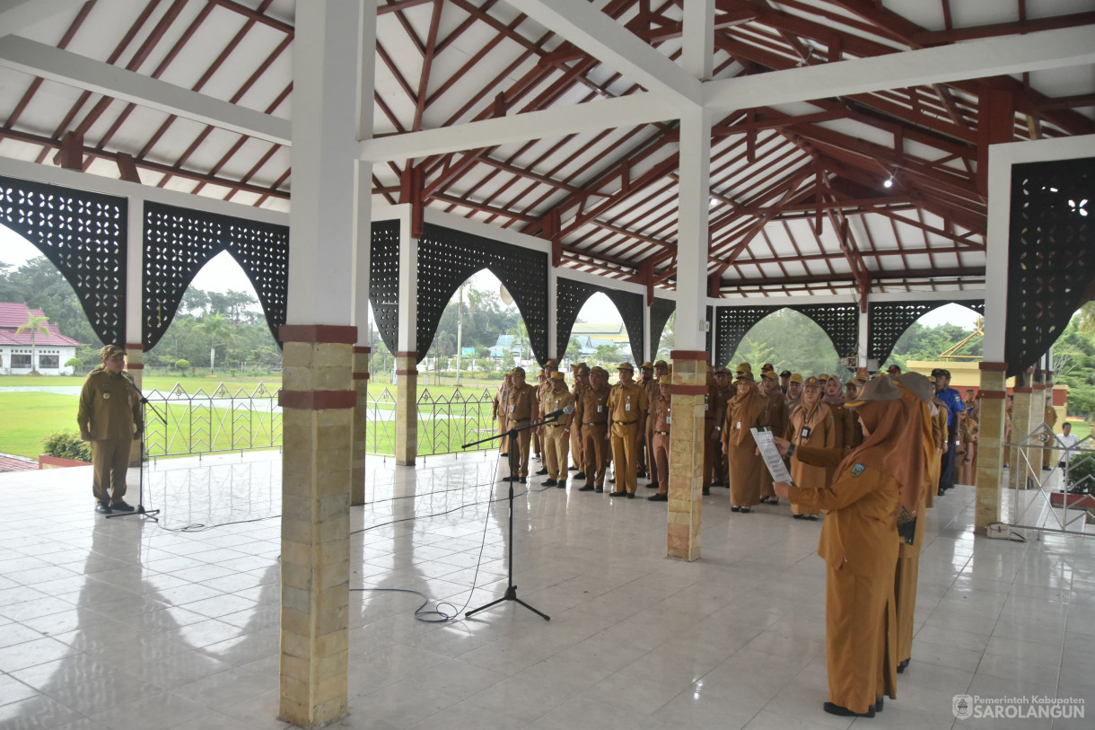 12 Februari 2024  - Apel Gabungan Di Lapangan Gunung Kembang Sarolangun