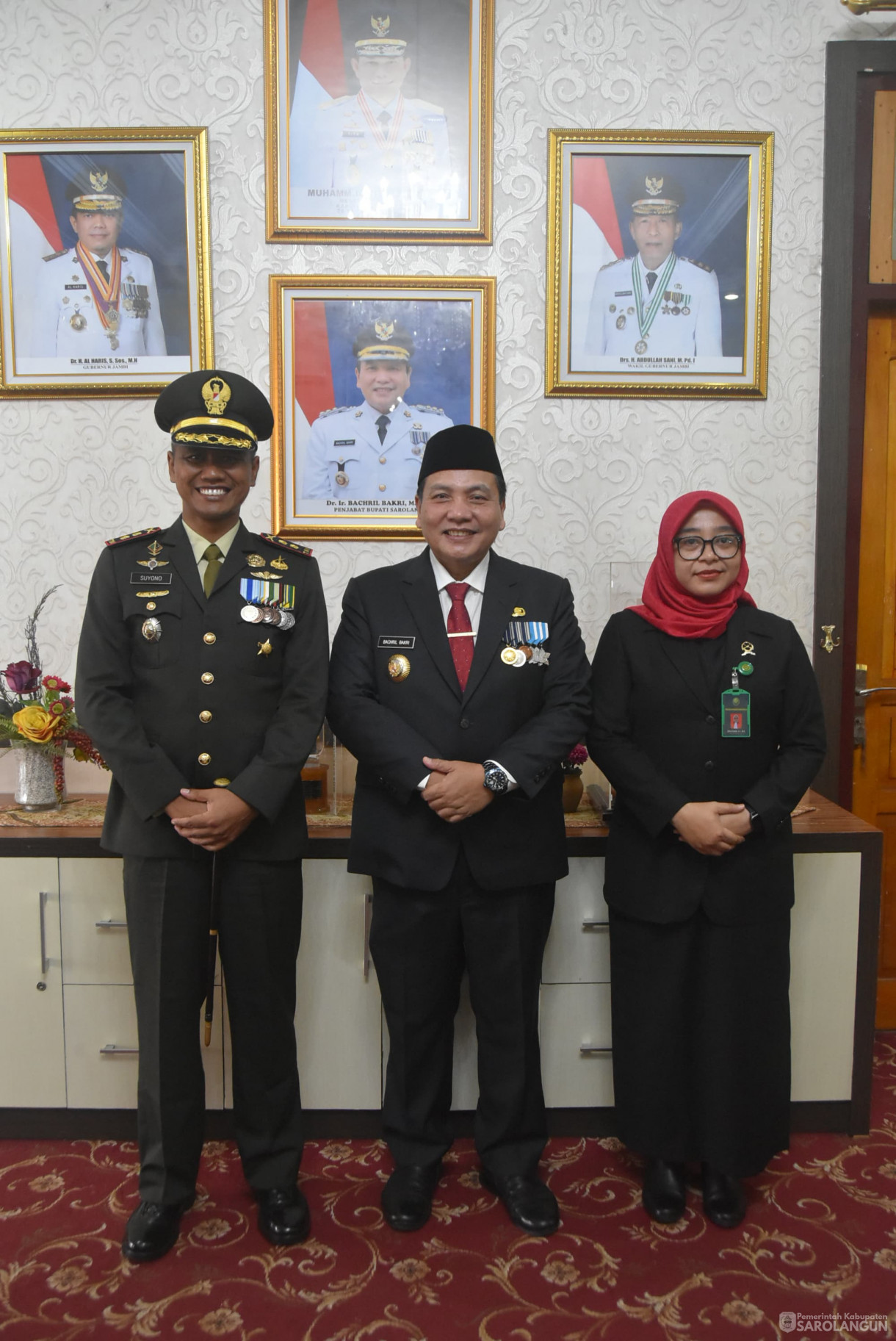 17 Agustus 2024 -&nbsp;Upacara Penurunan Bendera Merah Putih Dalam Rangka HUT RI Ke 79, Bertempat di Lapangan Gunung Kembang Sarolangun
