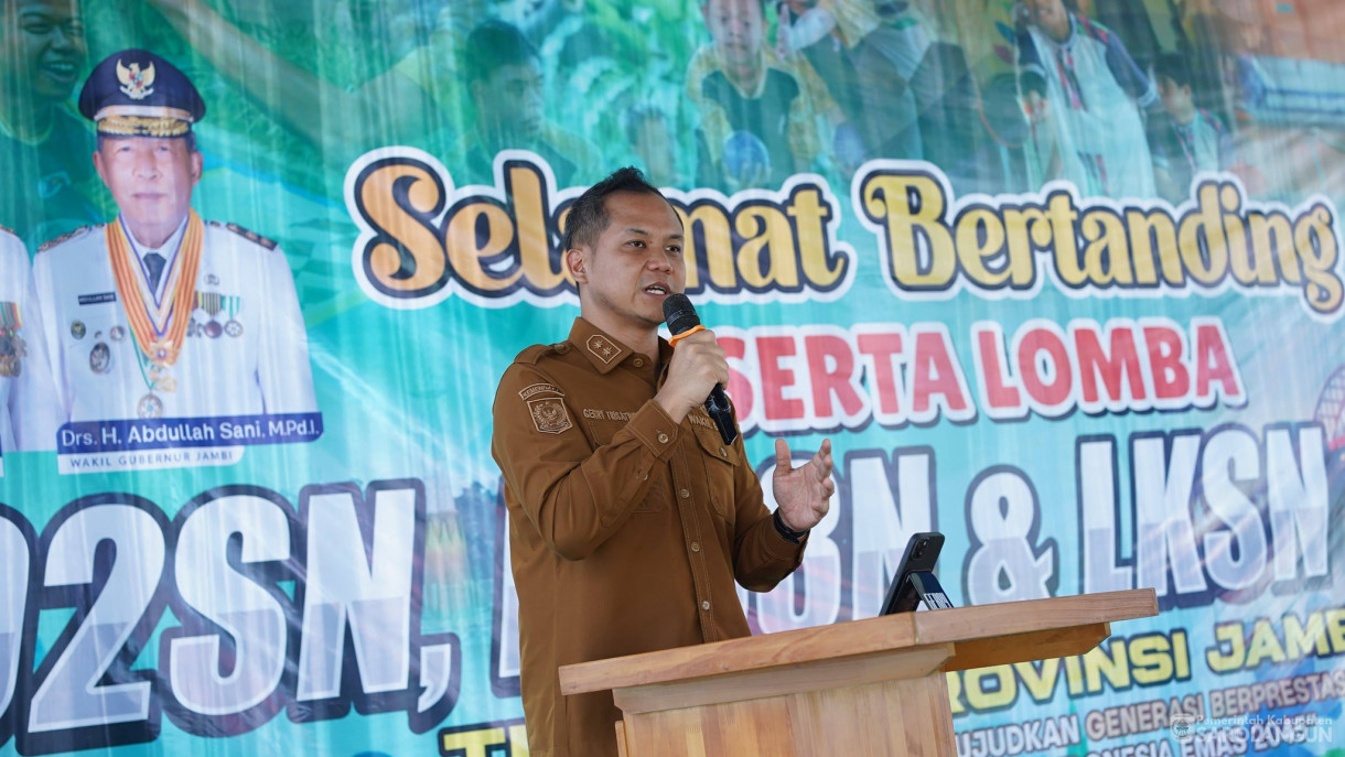 12 Mei 2026 Pembukaan Lomba O2SN, FLS3N, dan LKS Disabilitas Tingkat Provinsi Jambi