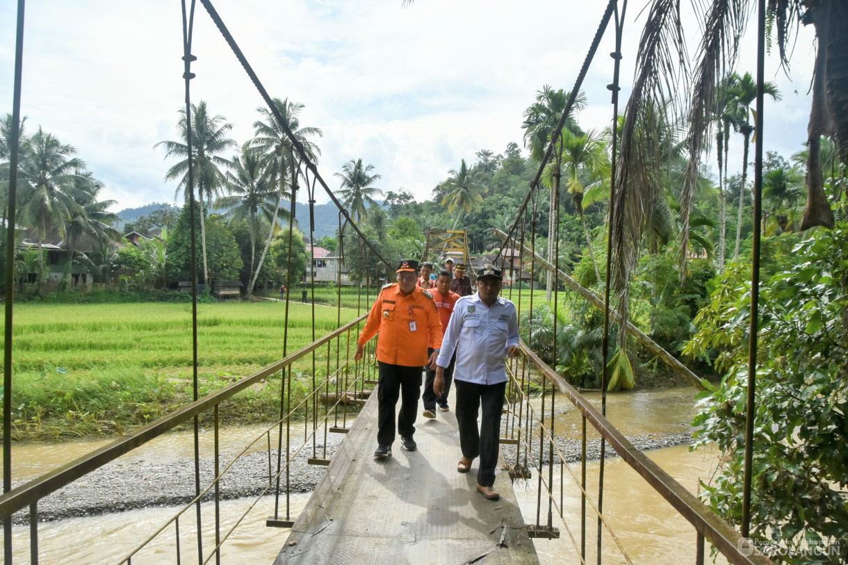 18 Januari 2023 - Meninjau Jembatan Rusak Di Desa Rantau Panjang Kecamatan Batang Asai