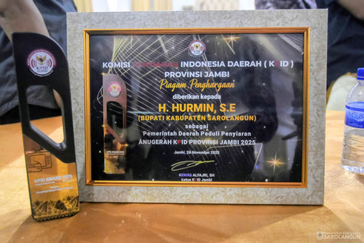 26 November 2025 Malam Anugerah Komisi Penyiaran Indonesia Daerah Provinsi Jambi Tahun 2025 bertempat di Gedung Putih Grand Kemas Jambi