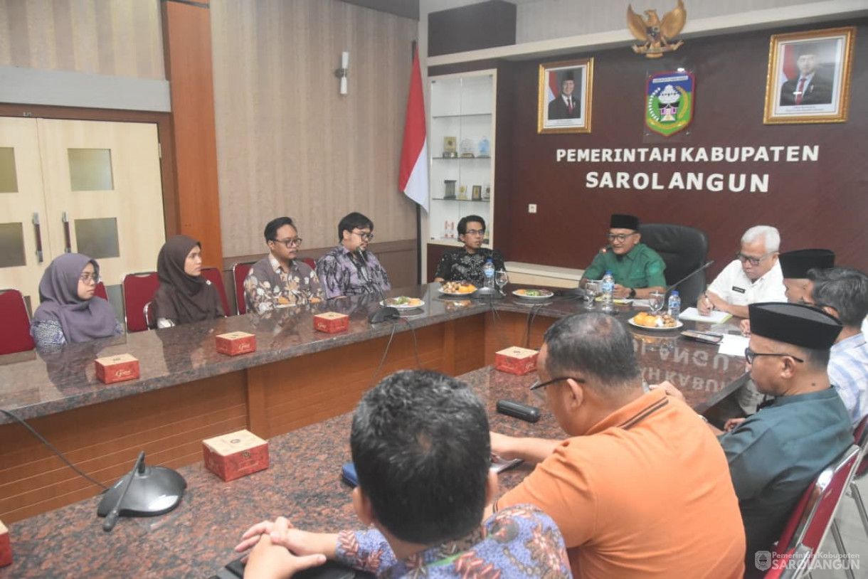 31 Oktober 2025 Exit Meeting Pemeriksaan Pendahuluan Kepatuhan Atas Pengelolaan Belanja Daerah Tahun 2025 Pada Pemerintah Kabupaten Sarolangun