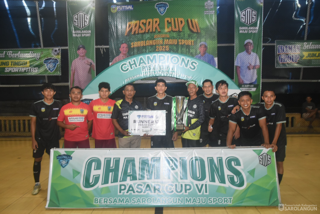 10 Agustus 2025 - Penutupan Sekaligus Final Pasar Cup VI Bersama Sarolangun Maju Sport 2025 di Lapangan Belakang Idaman