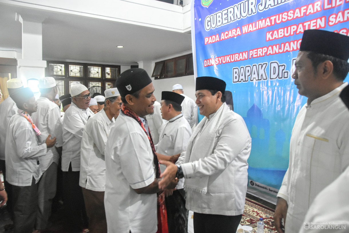 29 Mei 2024 - Walimatussafar Lil Hajj Dan Pelepasan Jamaah Calon Haji Kabupaten Sarolangun Tahun 2024 Di Rumah Dinas Bupati Sarolangun