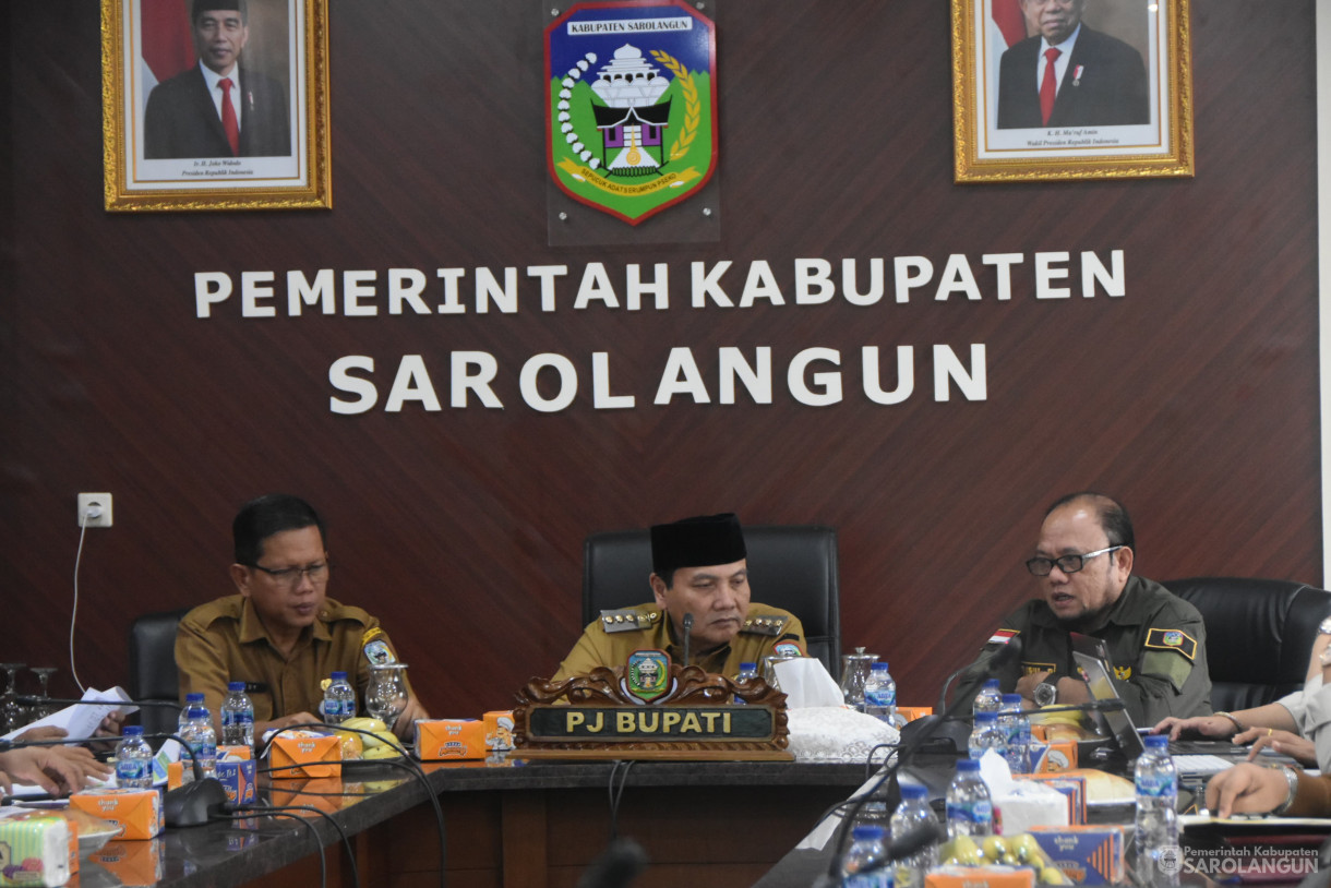 9 Juli 2024 -&nbsp;Rapat Persiapan Penyelenggaraan Kabupaten Kota Sehat, Bertempat di Ruang Pola Utama Kantor Bupati Sarolangun