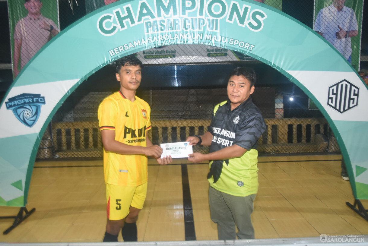 10 Agustus 2025 - Penutupan Sekaligus Final Pasar Cup VI Bersama Sarolangun Maju Sport 2025 di Lapangan Belakang Idaman