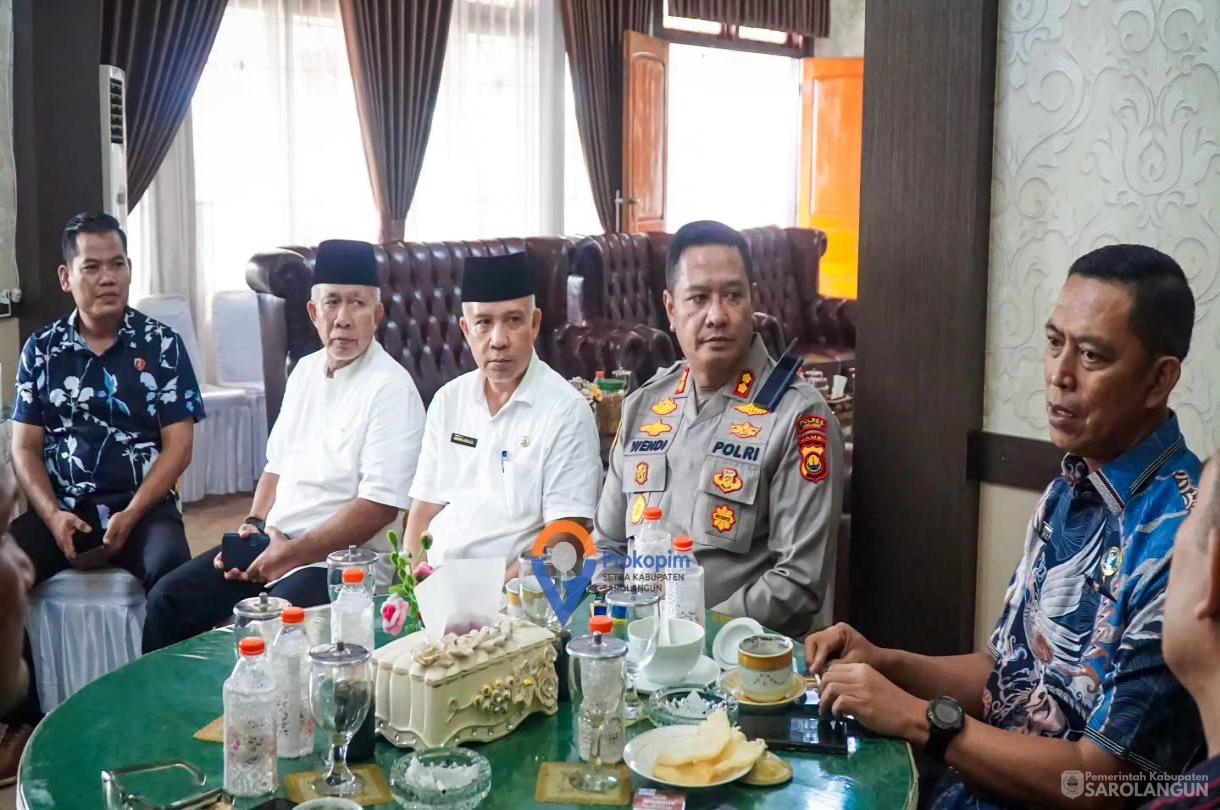 7 Agustus 2026 Audiensi Kepala BNNP Jambi dengan Bupati Sarolangun di Rumah Dinas Bupati Sarolangun
