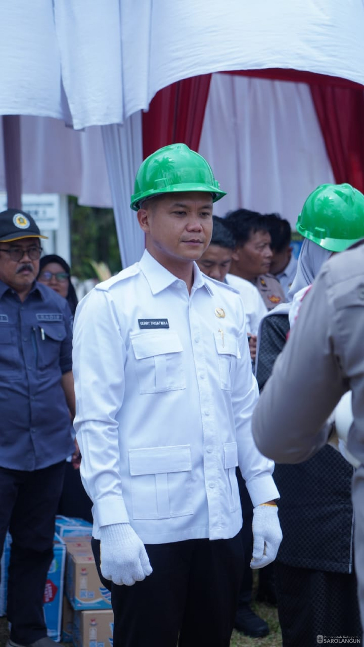 6 Agustus 2025 - Kegiatan Ground Breaking dan Launching Satuan Pelayanan Pemenuhan Gizi Polres Sarolangun SPPG Polres Sarolangun di Bertempat Kantor Camat Singkut