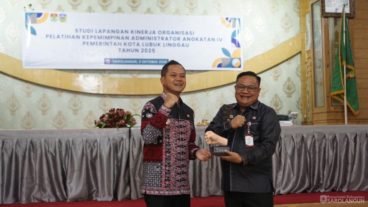 2 Oktober 2025Penyambutan Dan Pembukaan Studi Lapangan Pelatihan Kepemimpinan Administrator Pemerintah Kota Lubuklinggau