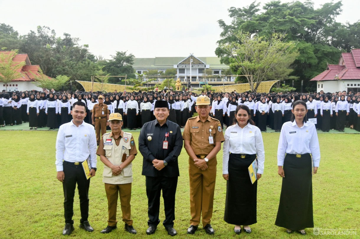 27 Mei 2024 - Apel Gabungan Dan Penyerahan SK PPPK Formasi Tahun 2023 Di Lapangan Gunung Kembang Sarolangun