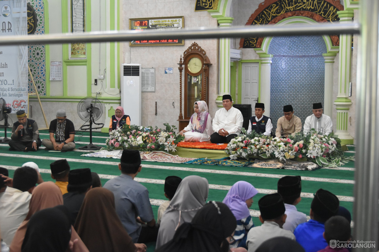 16 Maret 2024 - Grand Opening Gebyar Kampoeng Ramadhan Baznas Microfinance Kabupaten Sarolangun Di Masjid Agung Al Falah Dan Santunan Yatim Piatu Dan Paket Ramadhan Mus