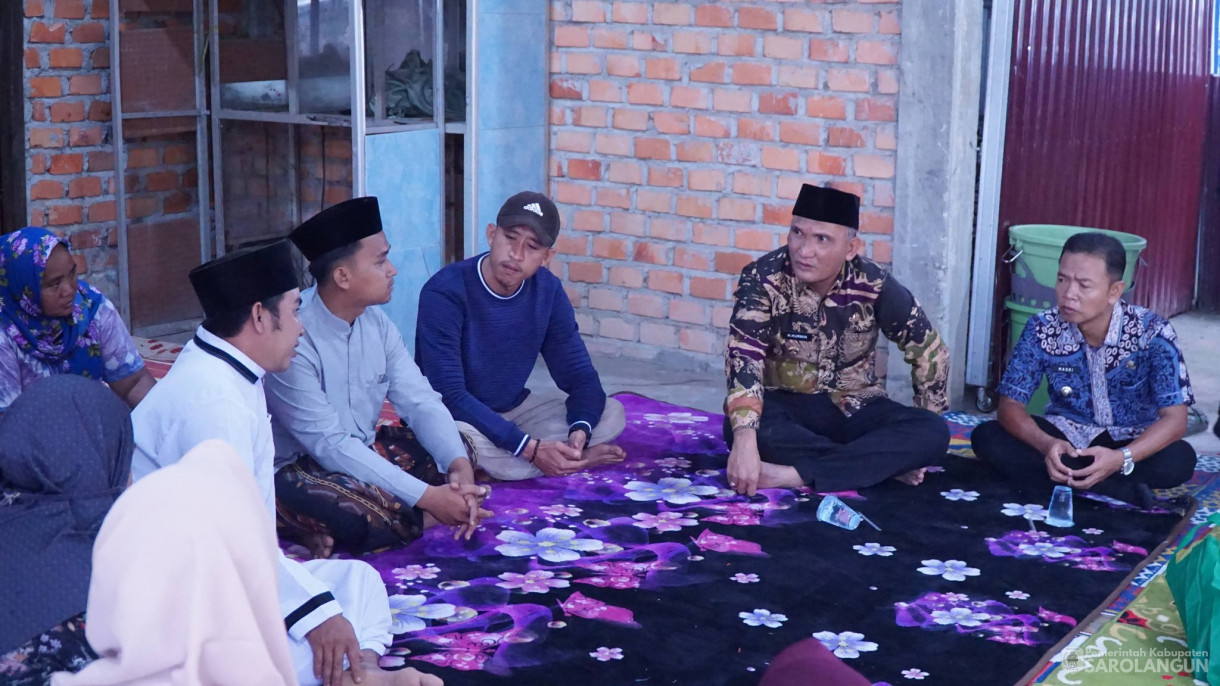 22 Januari 2026 Penyerahan Santunan kepada Keluarga Korban Tanah Longsor di Dusun Mengkadai, Desa Temenggung, Kecamatan Limun