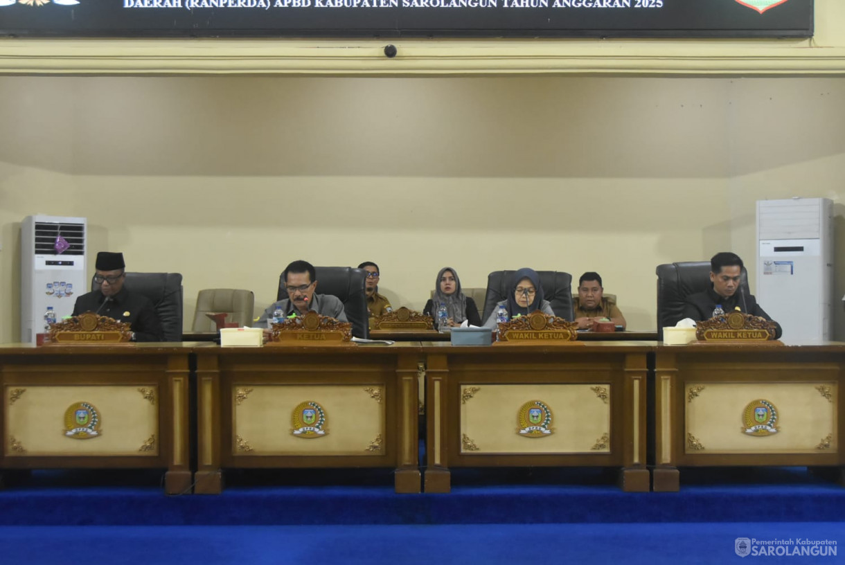 25 November 2024 - Rapat Paripurna Tingkat I Tahap 2, Bertempat di Gedung DPRD Sarolangun