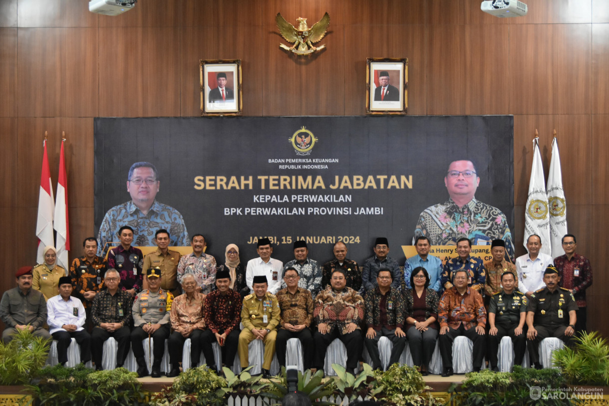 15 Januari 2024 - Serah Terima Jabatan Kepala Perwakilan Bpk Perwakilan Provinsi Jambi Di Kantor Bpk Perwakilan Provinsi Jambi