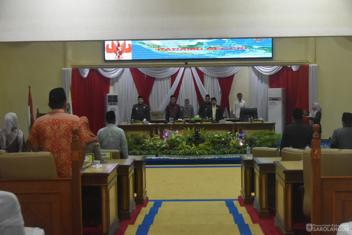 16 Agustus 2024 -&nbsp;Rapat Paripurna Tingkat 2, Bertempat di Gedung DPRD Kabupaten Sarolangun