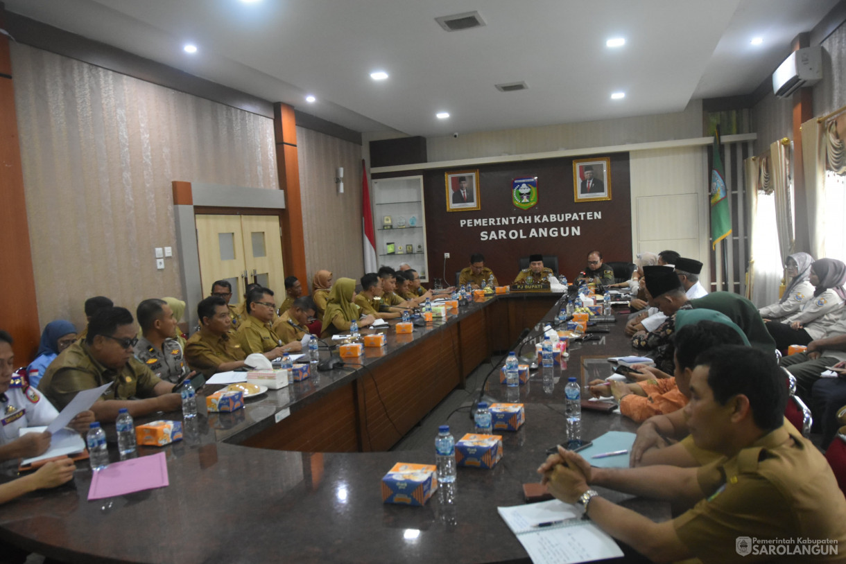 9 Juli 2024 -&nbsp;Rapat Persiapan Penyelenggaraan Kabupaten Kota Sehat, Bertempat di Ruang Pola Utama Kantor Bupati Sarolangun