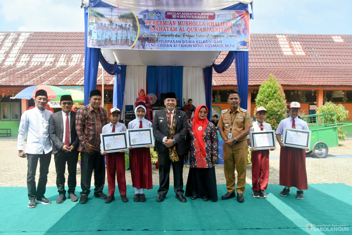 6 Mei 2024 - Peresmian Musholla Khalifah dan Khatam Alquran Di SDN 64 VII Sukasari