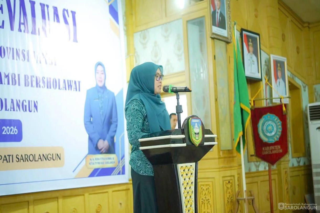 22 Juni 2026 Supervisi dan Evaluasi Tim penggerak PKK provinsi Jambi Serta sosialisasi gerakan Jambi bersholawat di Kabupaten Sarolangun