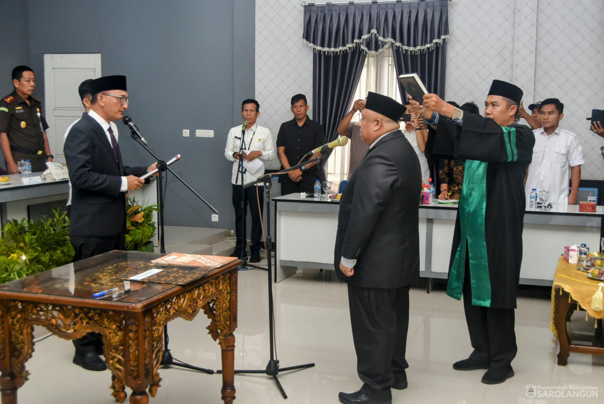 7 Mei 2025 -&nbsp;Pelantikan Direksi Perumda Air Minum Tirta Sako Batuah Kabupaten Sarolangun