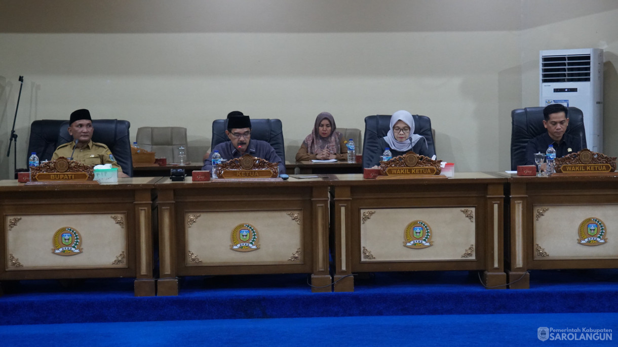22 Juli 2025 - Kegiatan Rapat Paripurna Tingkat 1 Tahap 1