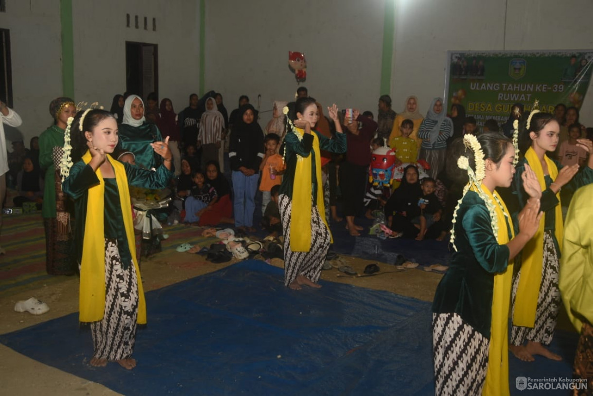 Peringatan Hari Jadi Desa Guruh Baru ke 39 Kecamatan Mandiangin Timur