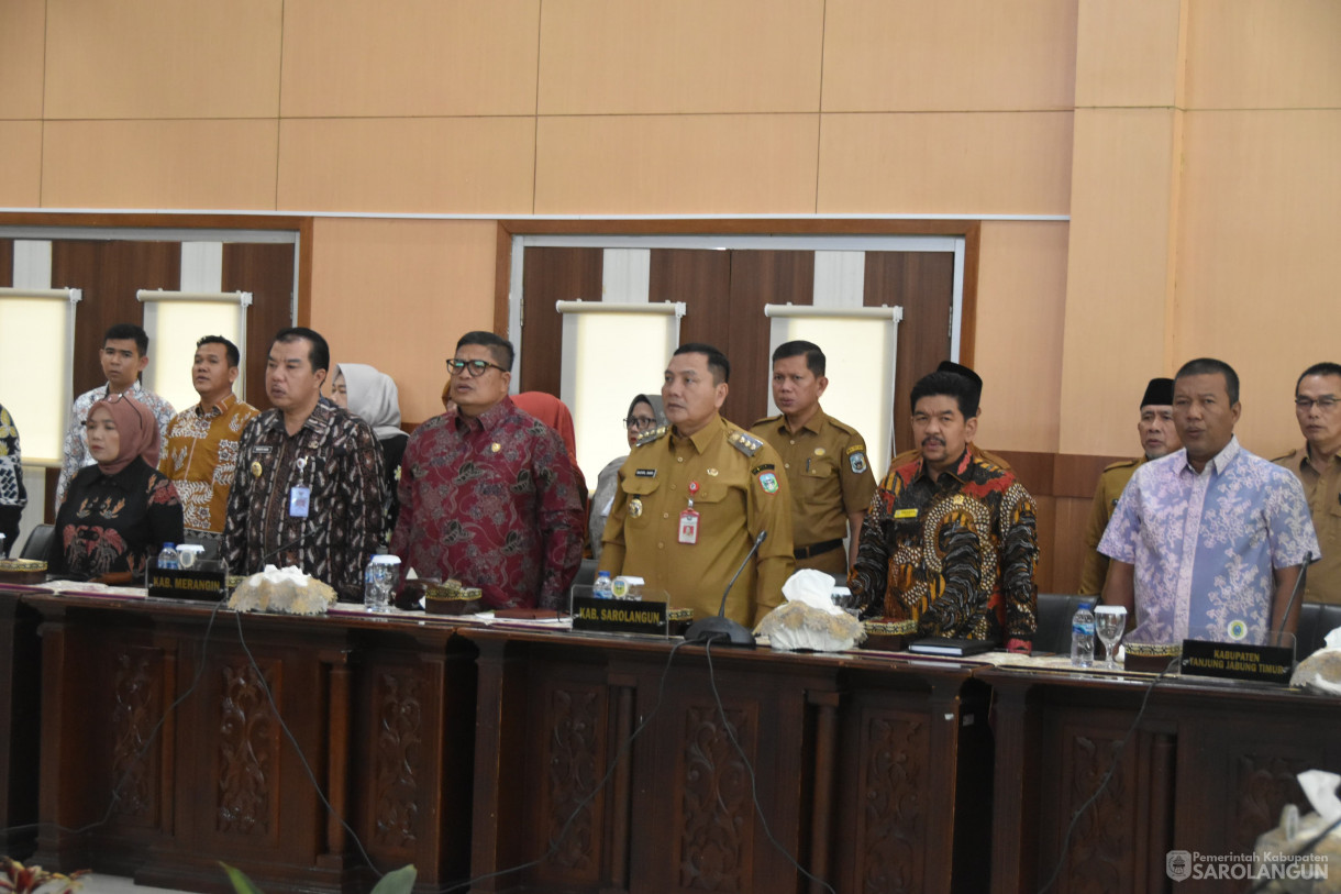 30 Januari 2024 - Entry Meeting Pemeriksaan Interim Atas Laporan Keuangan Pemerintah Daerah Tahun Anggaran 2023 Di Auditorium Sultan Thaha BPK Jambi