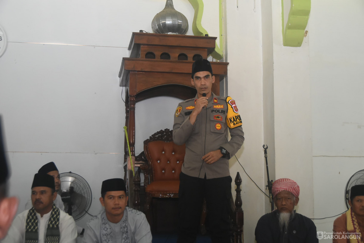 25 Juli 2025 - Sholat Jumat Berjamaah dan Sedekah Turun Betaun Masyarakat Desa Tanjung di Masjid Al Muawwanah Desa Tanjung