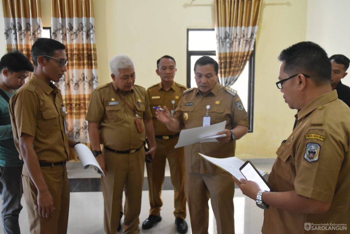 5 September 2023 - Penjabat Bupati Sarolangun Dr. Ir. Bachril Bakri, M.App.Sc Meninjau Kantor Dinas PTSP Sarolangun