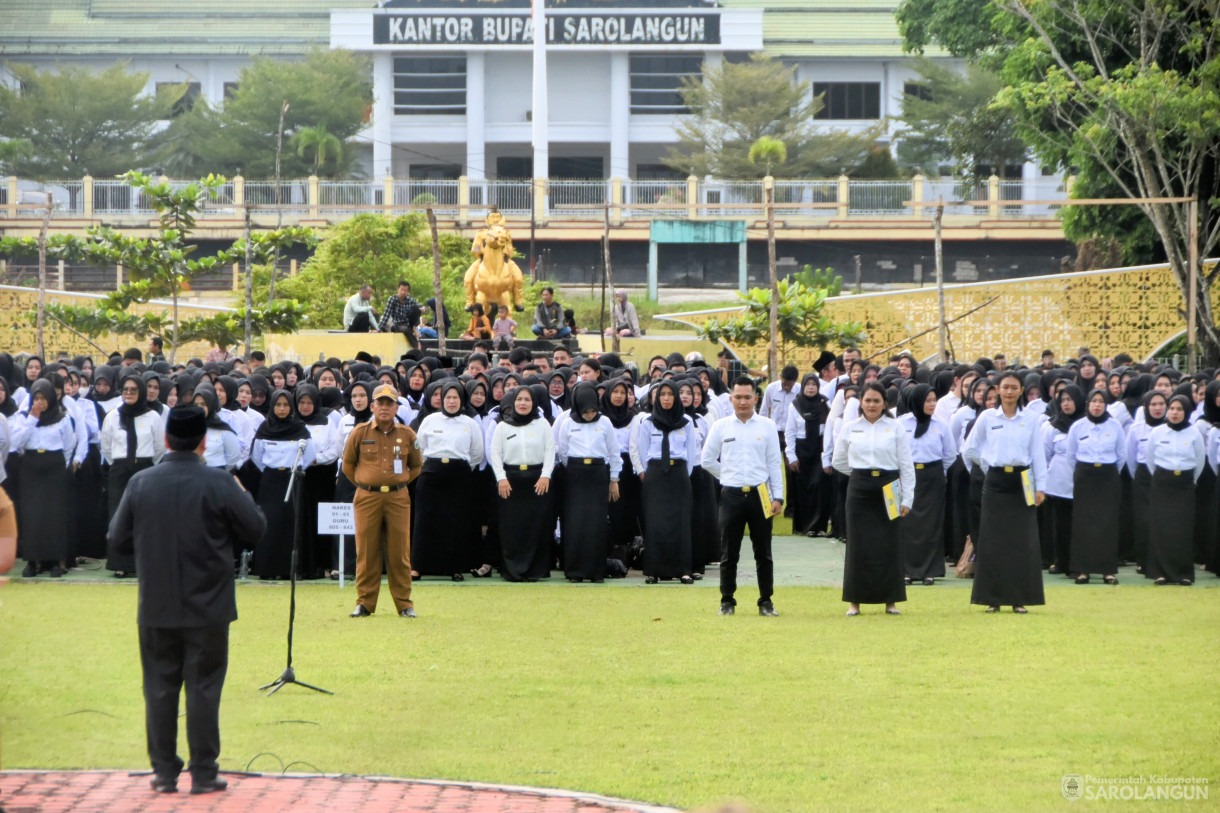 27 Mei 2024 - Apel Gabungan Dan Penyerahan SK PPPK Formasi Tahun 2023 Di Lapangan Gunung Kembang Sarolangun