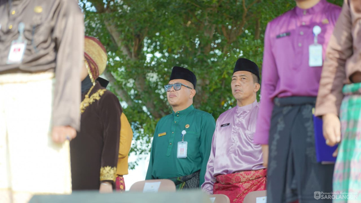 5 Januari 2026 Mengikuti Upacara HUT Provinsi Jambi, Serta Menyerahkan Donasi Pemerintah Daerah Kabupaten Sarolangun Untuk Bencana Alam Sumatera.