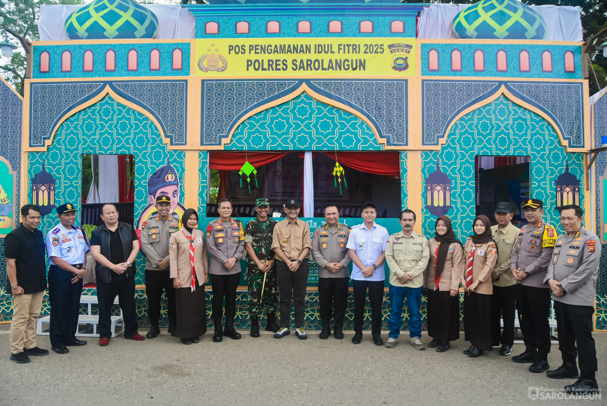 29 Maret 2025 -&nbsp;Peninjauan Pos Pengamanan Hari Raya Idul Fitri Tahun 2025 di Kabupaten Sarolangun