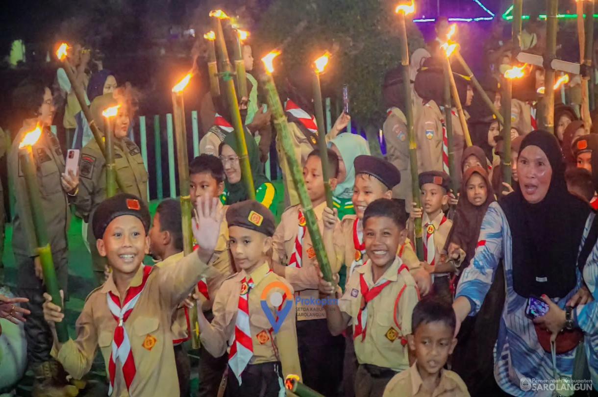 16 Agustus 2026 Pawai Obor Memperingati HUT RI Ke 81 di Rumah Dinas Bupati Sarolangun