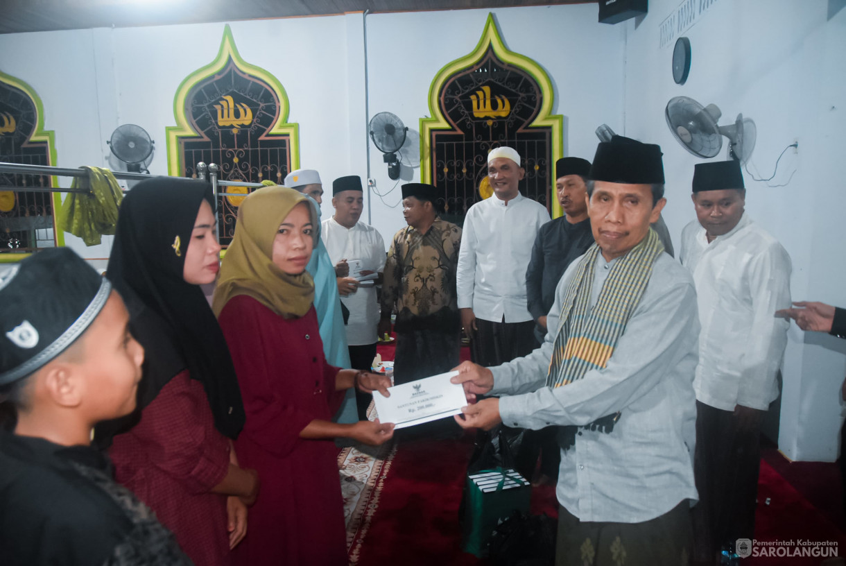 25 Maret 2025 -&nbsp;Buka Bersama Di Kediaman Anggota DPRD Dapil IV Bapak H. Tabroni, Dilanjutkan Safari Ramadhan di Masjid Al Muhajirin Desa Pekan Gedang Kecamatan Batang Asai