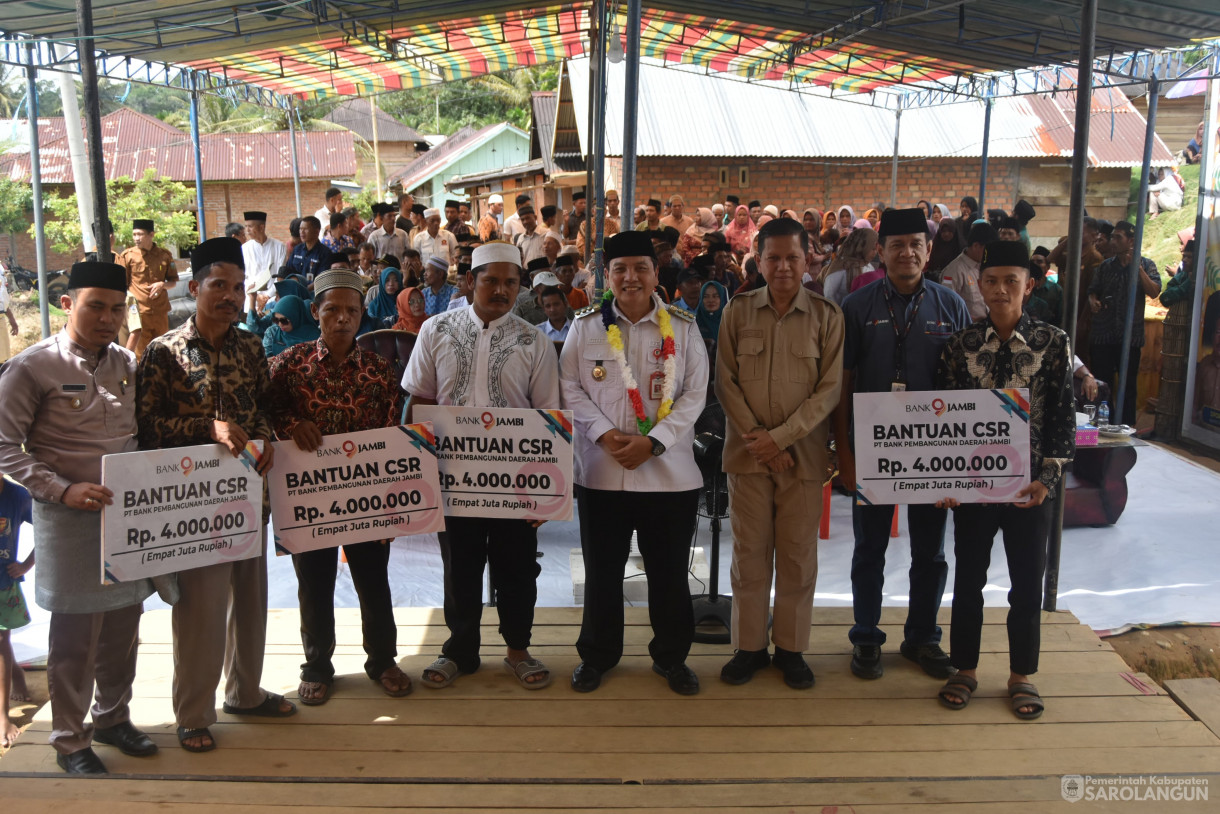 26 Juni 2024 - Kenduri Turun Batahun Sekaligua Syukuran Atas Terpilihnya Kembali Bapak Dr. Ir. Bachril Bakri, M. App. Sc Sebagai Pj Bupati Sarolangun Desa Lubuk Bangkar Kecamatan Batang Asai