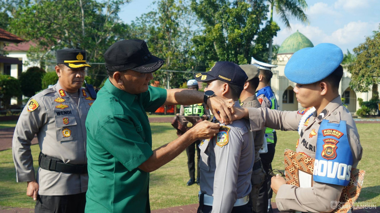 12 Maret 2026&nbsp;Apel Gelar Pasukan Operasi Ketupat 2026 di Lapangan Polres Sarolangun