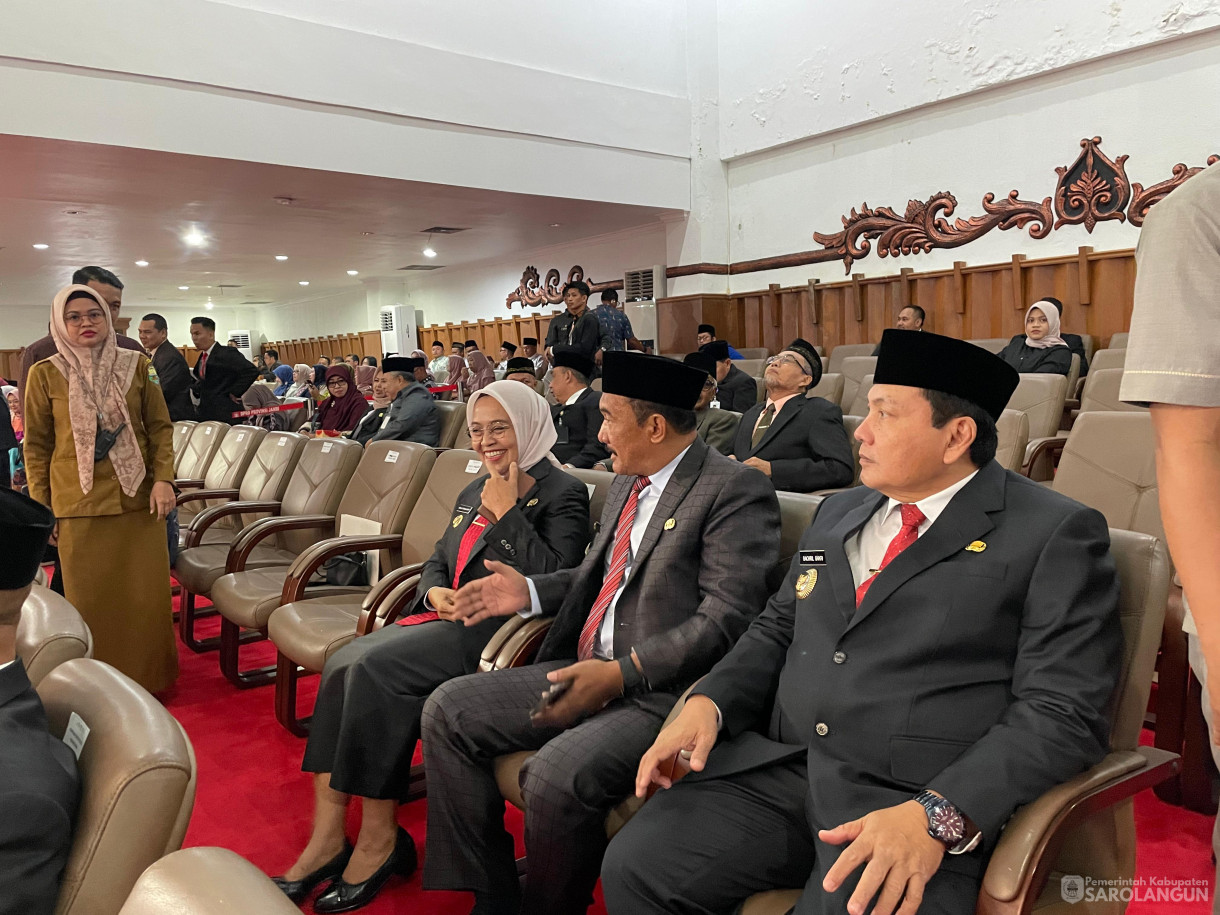 9 September 2024 -&nbsp;Rapat Paripurna Pengucapan Sumpah Janji Anggota DPRD Provinsi Jambi Masa Jabatan Tahun 2024 sd 2029, Bertempat di Ruang Rapat Paripurna DPRD Provinsi Jambi