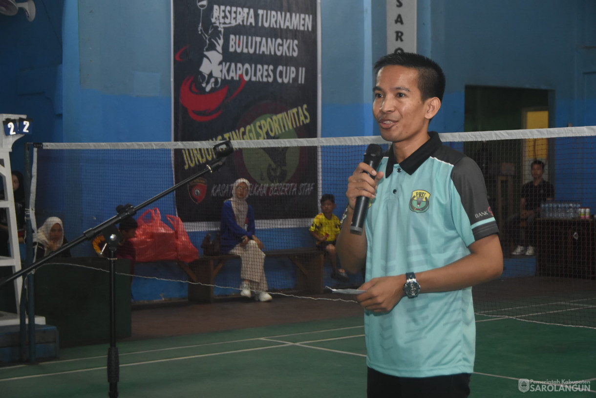 26 Juli 2025 - Pembukaan Turnamen PBSI Cup Tahun 2025 dan Pengukuhan Pengurus PBSI Sarolangun di Hall Pemda Sarolangun