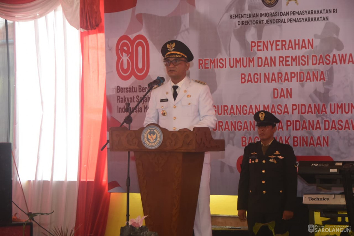 17 Agustus 2025&nbsp; Pemberian Remisi di Lapas Kelas II B Sarolangun