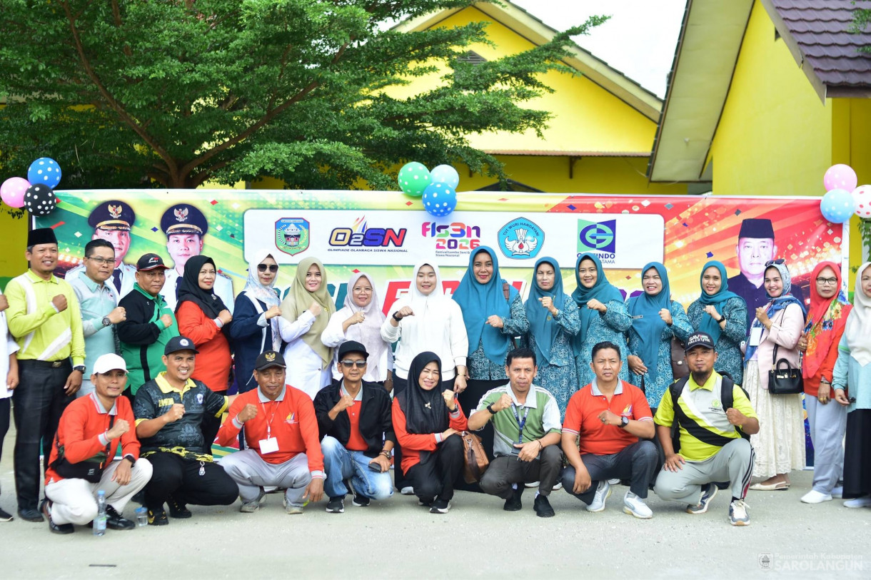 6 Mei 2026 Ketua TP PKK Kabupaten Sarolangun, Membuka lomba OSN O2SN dan FLS2N ke