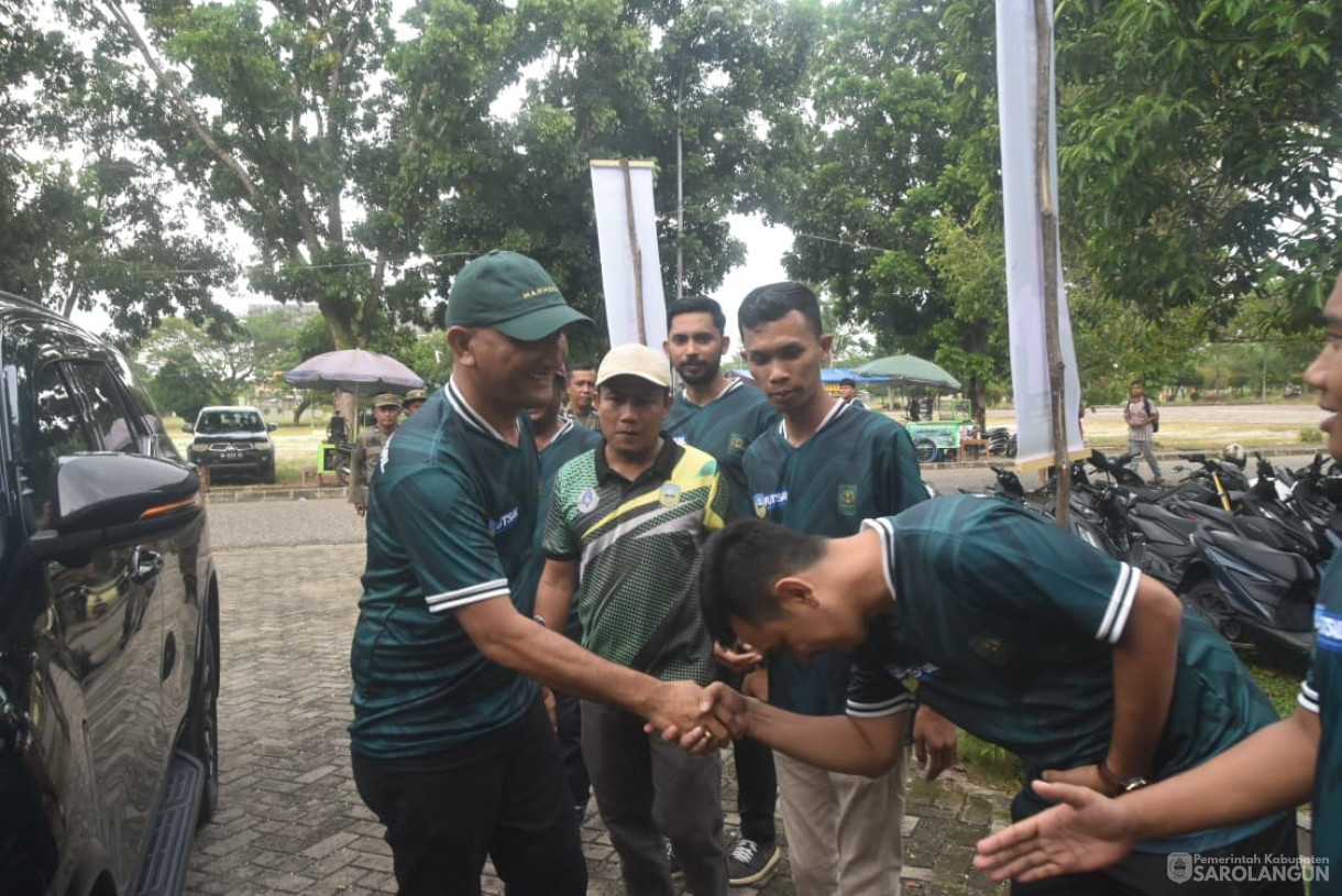 16 Oktober 2025&nbsp; Pembukaan Tournament Futsal Piala Bupati Cup Tahun 2025 di Tennis Indoor GOR Sarolangun