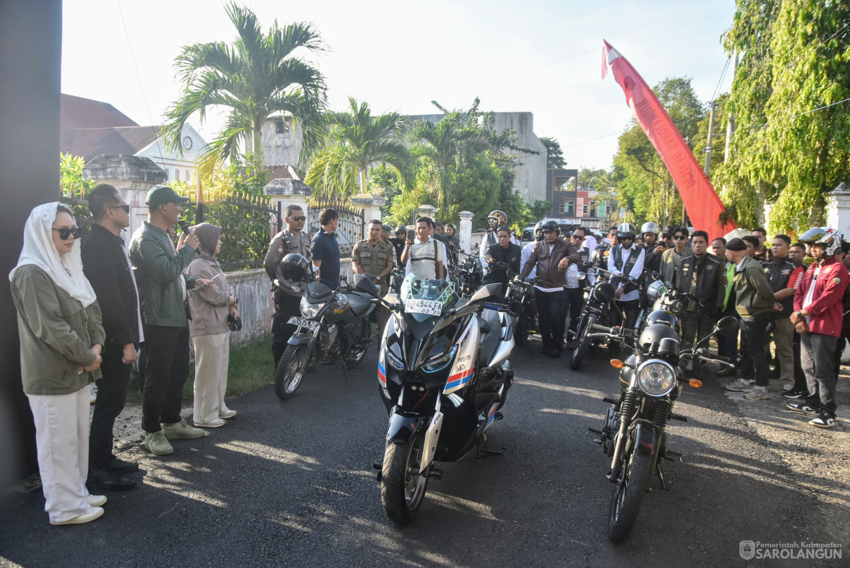 22 Juni 2025 -&nbsp;Deklarasi Anti Narkoba, Bupati dan Wakil Bupati Sarolangun Hurmin dan Gerry Trisatwika Riding Ridevolution Bersama JBI Siginjai Squad&nbsp;&nbsp;