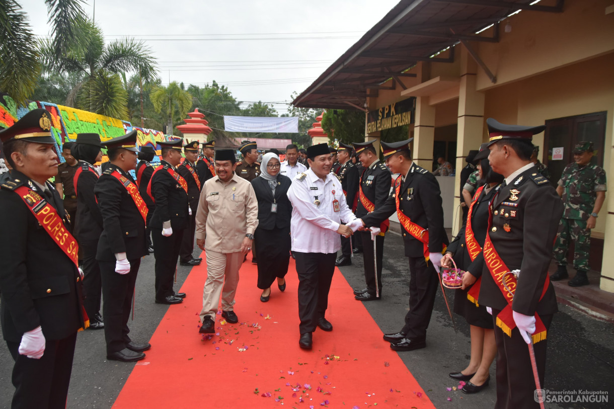 10 Januari 2024 - Menyambut Kedatangan Kapolres Baru Di Polres Sarolangun