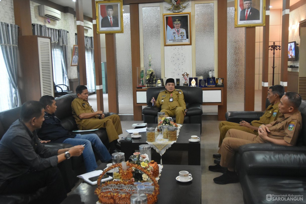 9 Juli 2024 -&nbsp;Rapat Rencana Pembangunan Tugu Biduk, Bertempat di Ruang Pola Utama Kantor Bupati Sarolangun