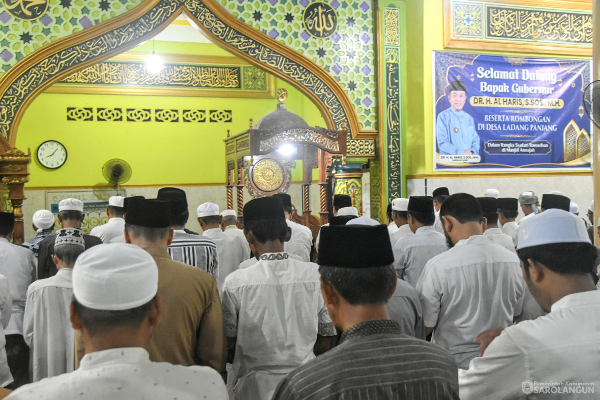 18 Maret 2024 - Safari Ramadhan Bersama Gubernur Jambi Di Masjid Annajah Desa Ladang Panjang