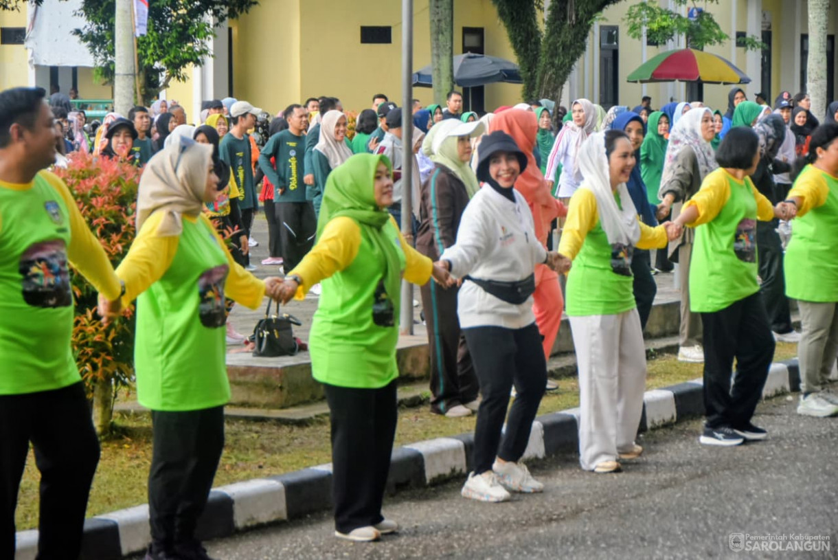 9 September 2025&nbsp; Senam Massal Dalam Rangka Memperingati Hari Olahraga Nasional Tahun 2025 di Sarolangun Sport Center