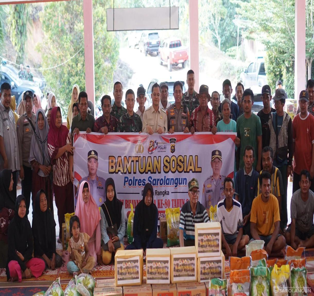 10 Juli 2026 Penyerahan Bantuan Korban Banjir di Kecamatan Mandiangin Timur