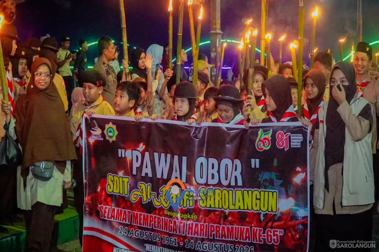 16 Agustus 2026 Pawai Obor Memperingati HUT RI Ke 81 di Rumah Dinas Bupati Sarolangun